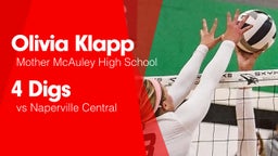 4 Digs vs Naperville Central 