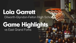 Game Highlights vs East Grand Forks 