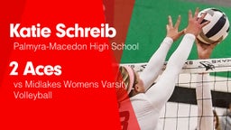 2 Aces vs Midlakes  Womens Varsity Volleyball