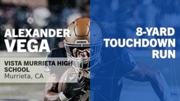 8-yard Touchdown Run vs Temecula Valley 