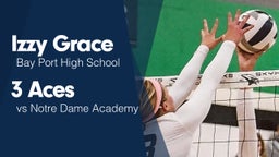 3 Aces vs Notre Dame Academy