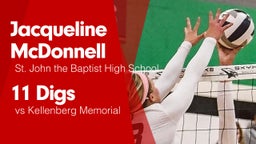 11 Digs vs Kellenberg Memorial 