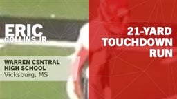 21-yard Touchdown Run vs Gulfport 