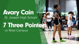 7 Three Pointers vs West Campus 