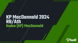 KP MacDannald 2024 RB/Ath