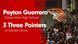 3 Three Pointers vs Garden Grove 