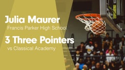3 Three Pointers vs Classical Academy 