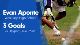 3 Goals vs Bayport-Blue Point 