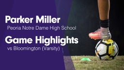 Game Highlights vs Bloomington (Varsity)