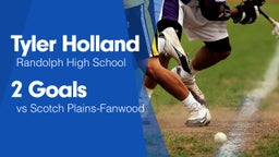 2 Goals vs Scotch Plains-Fanwood 