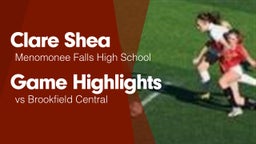 Game Highlights vs Brookfield Central 