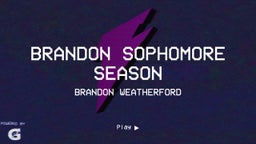 Brandon Sophomore season
