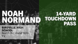 14-yard Touchdown Pass vs Newman Smith 