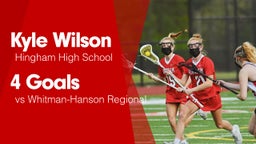 4 Goals vs Whitman-Hanson Regional 