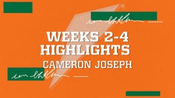 Weeks 2-4 Highlights 