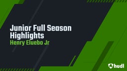 Junior Full Season Highlights