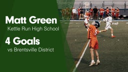 4 Goals vs Brentsville District 