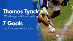 7 Goals vs Thomas Worthington 