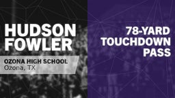 78-yard Touchdown Pass vs Texas Leadership Charter Academy 