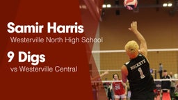 9 Digs vs Westerville Central 