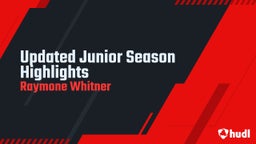 Updated Junior Season Highlights 