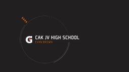 Evan Brown's highlights CAK JV High School