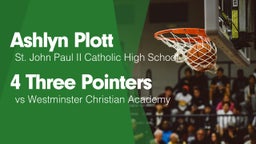 4 Three Pointers vs Westminster Christian Academy