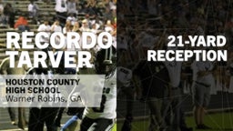 21-yard Reception vs Tift County 