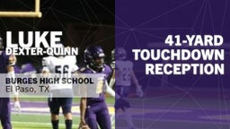 41-yard Touchdown Reception vs Andress 