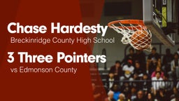 3 Three Pointers vs Edmonson County 