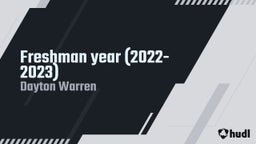 Freshman year (2022-2023)