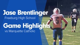 Game Highlights vs Marquette Catholic