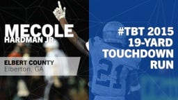 Mecole Hardman jr.'s highlights #TBT 2015: 19-yard Touchdown Run vs Jackson County 