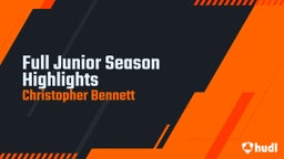 Full Junior Season Highlights 