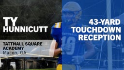 43-yard Touchdown Reception vs Mount de Sales Academy 