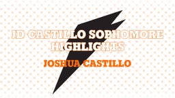 JD Castillo Sophomore Highlights