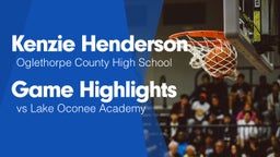 Game Highlights vs Lake Oconee Academy