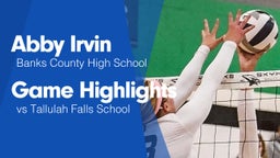 Game Highlights vs Tallulah Falls School