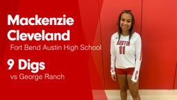9 Digs vs George Ranch