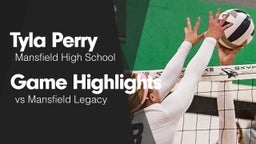Game Highlights vs Mansfield Legacy 