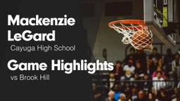 Game Highlights vs Brook Hill  