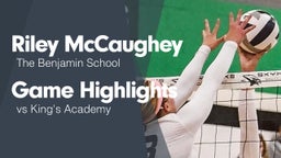 Game Highlights vs King's Academy