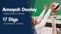 17 Digs vs Dawson County