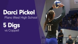 5 Digs vs Coppell 