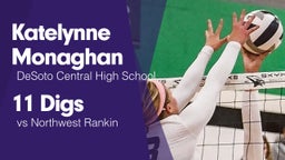 11 Digs vs Northwest Rankin 