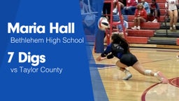 7 Digs vs Taylor County 