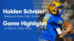 Game Highlights vs Penns Valley Area 
