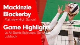 Game Highlights vs All Saints Episcopal School of Lubbock