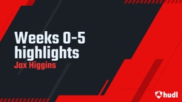 Weeks 0-5 highlights