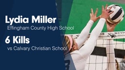 6 Kills vs Calvary Christian School